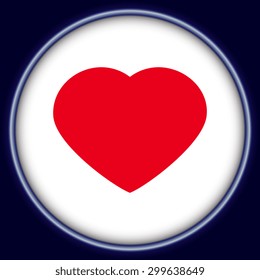 Heart valentine icon set vector illustration