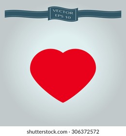 Heart valentine icon set vector illustration