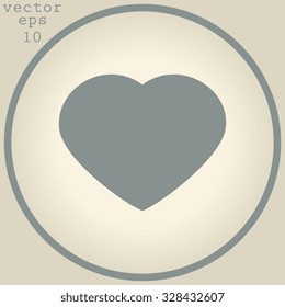 Heart valentine icon set vector illustration