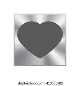 Heart valentine icon set vector illustration