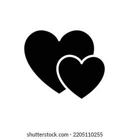 heart - valentine icon vector design template