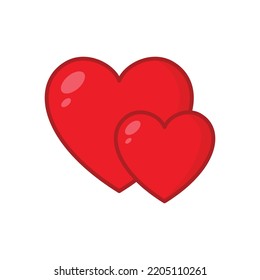 heart - valentine icon vector design template