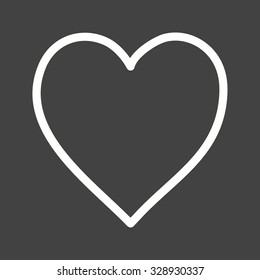 Heart, valentine icon vector image.Can also be used for valentine, observances and holidays. Suitable for mobile apps, web apps and print media. 