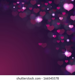 Heart valentine  vector background