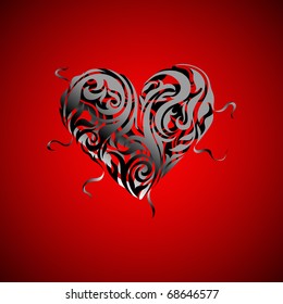 heart valentine vector design