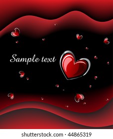  Heart valentines background