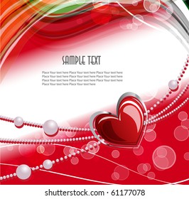 Heart valentines background
