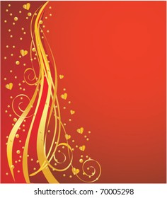 Heart valentines background