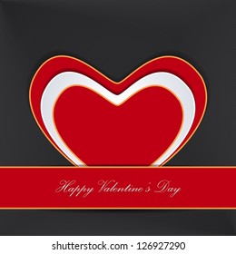 Heart for Valentine's Day Background