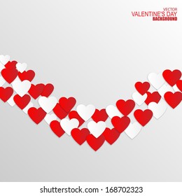 Heart for Valentines Day Background 