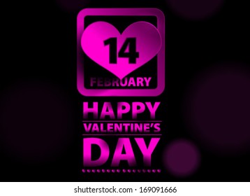 Heart for Valentines Day Background