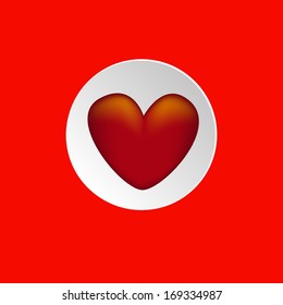  Heart for Valentines Day Background