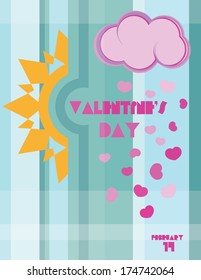 Heart for Valentines Day Background