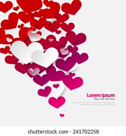 Heart for Valentines Day Background