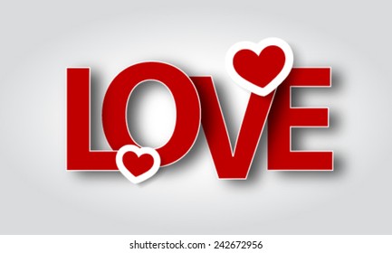 Heart for Valentine's Day Background