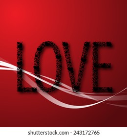 Heart for Valentine's Day Background