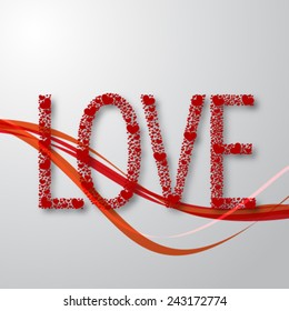 Heart for Valentine's Day Background