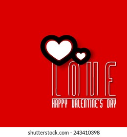 Heart for Valentine's Day Background