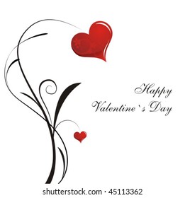 Heart Valentines Day background