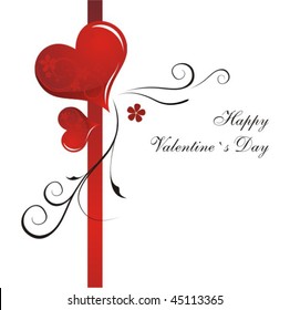 Heart Valentines Day background