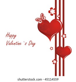 Heart Valentines Day background