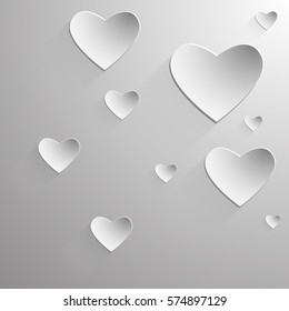 Heart. Valentine's day background