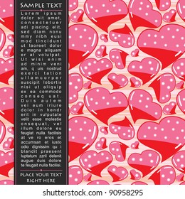 Heart Valentines Day background
