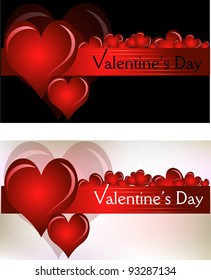 Heart Valentines Day background