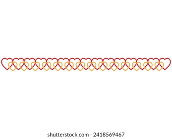Heart Valentines Day Background Illustration