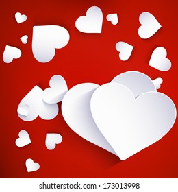 Heart for Valentines Day Background. And also includes EPS 10 vector