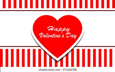 Heart Valentine's day card