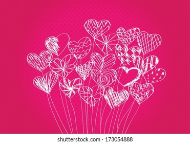 Heart for Valentines Day idea design