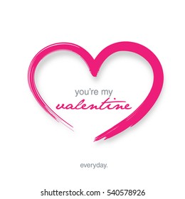 Heart for Valentine's Day Layout/Design Cover Background