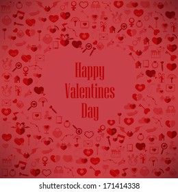 The Heart Valentine's day, Love icon 