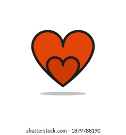 
 Heart. valentines day  Vector eps 10