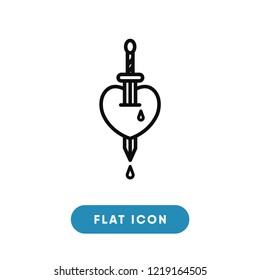 Heart valentines day vector icon