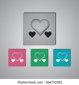 Heart - Valentine's Day vector icon