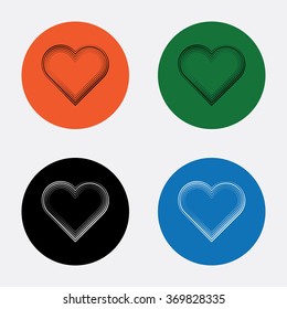 Heart - Valentine's Day vector icon