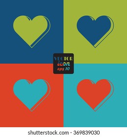 Heart - Valentine's Day vector icon