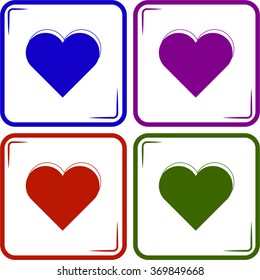 Heart - Valentine's Day vector icon