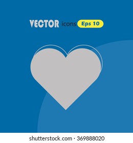Heart - Valentine's Day vector icon