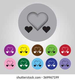 Heart - Valentine's Day vector icon