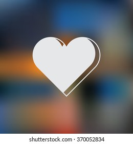 Heart - Valentine's Day vector icon