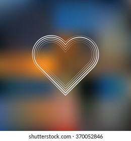 Heart - Valentine's Day vector icon