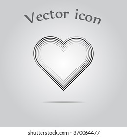 Heart - Valentine's Day vector icon