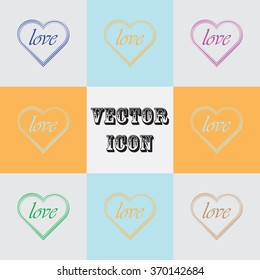 Heart - Valentine's Day vector icon