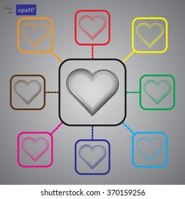 Heart - Valentine's Day vector icon
