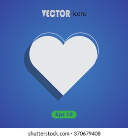 Heart - Valentine's Day vector icon