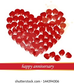 Heart. Valentines day vector illustration.