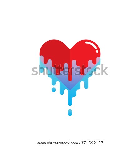 Heart, Valentine's Day. Vector illustration.